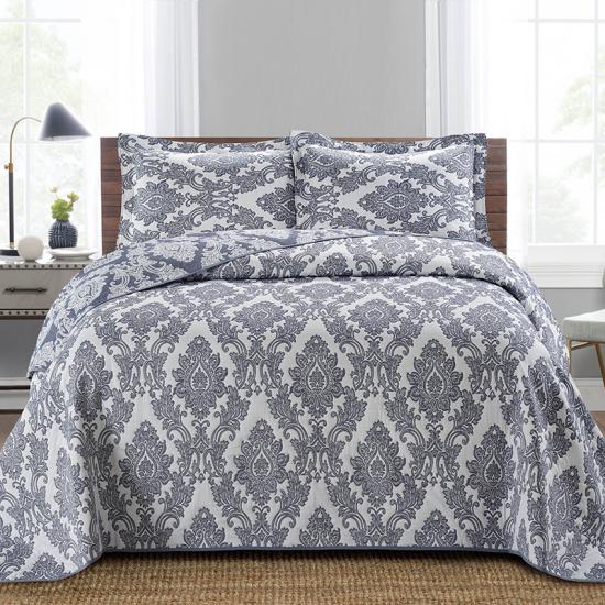 cxmicrotex Damaszk Jacquard ágytakarók Steppelt ágyneműkészlet