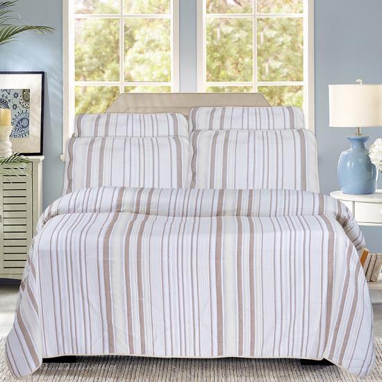 cxmicrotex Jacquard Stripe Vászon Ágynemű kollekció Steppelt ágytakaró