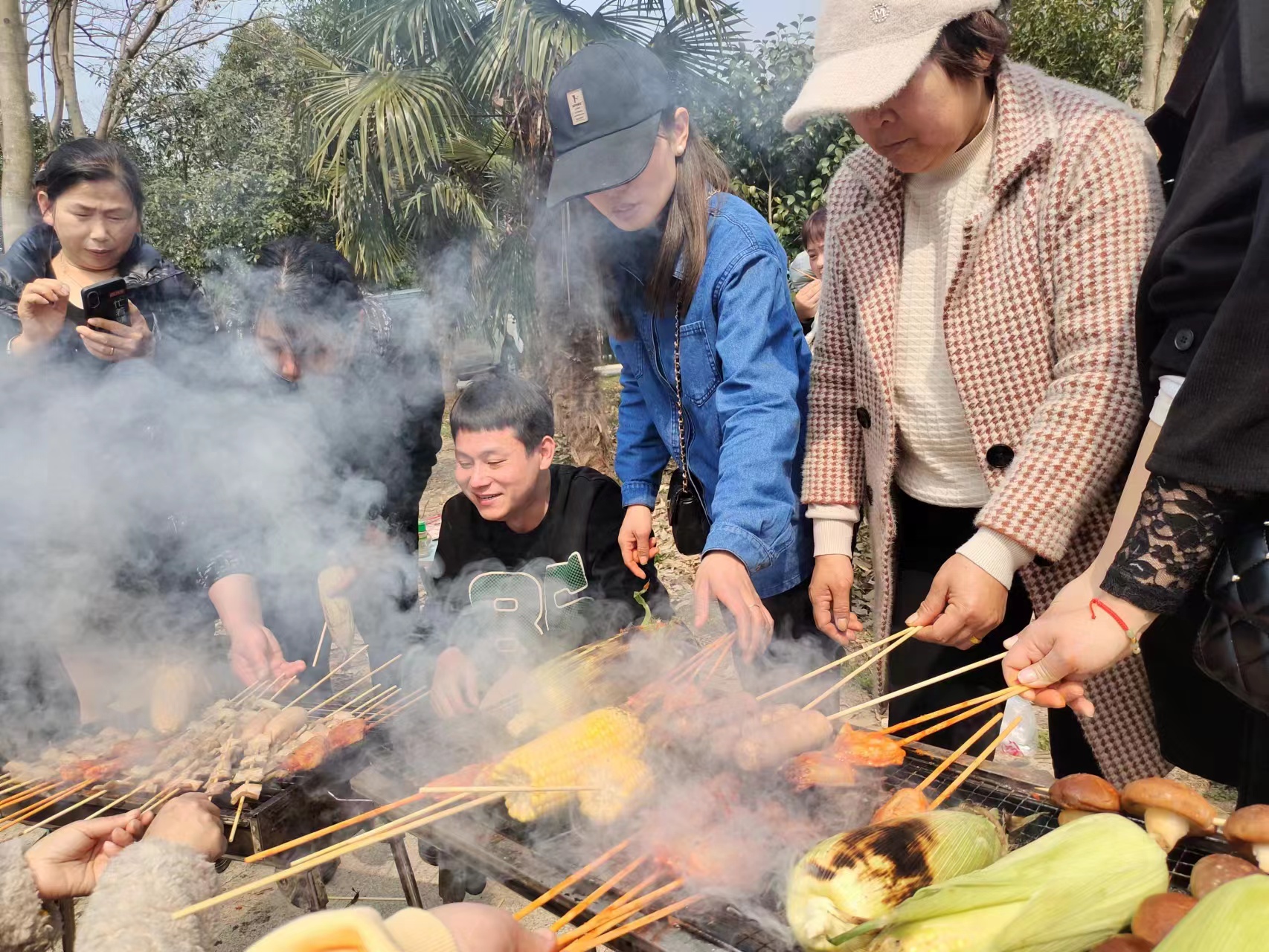 Céges csapatépítő szabadtéri grill